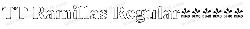 TT Ramillas Regular字体转换